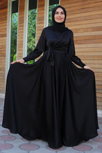 Load image into Gallery viewer, Black Evening Dress - Buy Abaya Online