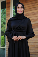Load image into Gallery viewer, Black Evening Dress - Buy Abaya Online
