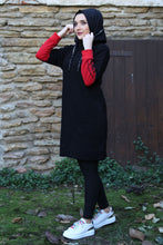Load image into Gallery viewer, Black Fashion Hoodie - Buy Abaya Online