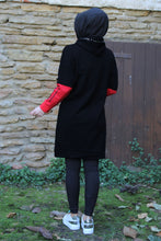 Load image into Gallery viewer, Black Fashion Hoodie - Buy Abaya Online